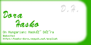 dora hasko business card